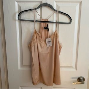 NWT nude lace cami